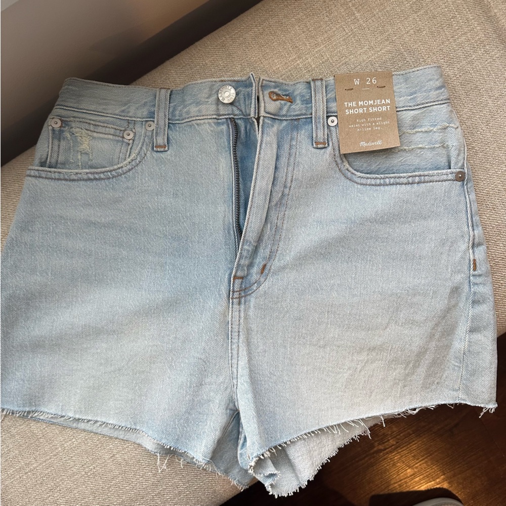 Madewell Light Blue Denim Shorts